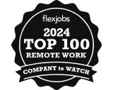 Award - Top 100 Companies for Remote Jobs by Flexjobs