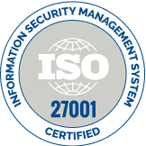 ISO 27001 certified - Information Security Management System