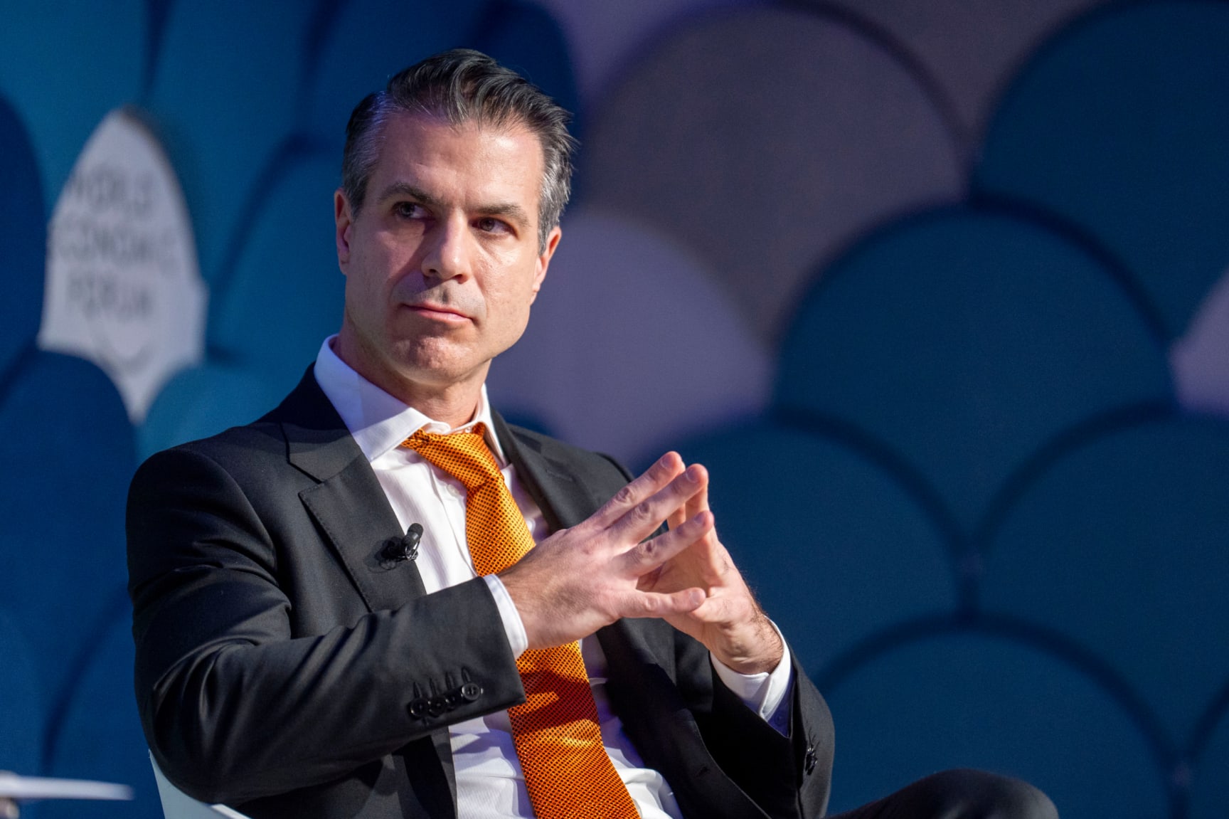 Nacho De Marco speaking at an industry event