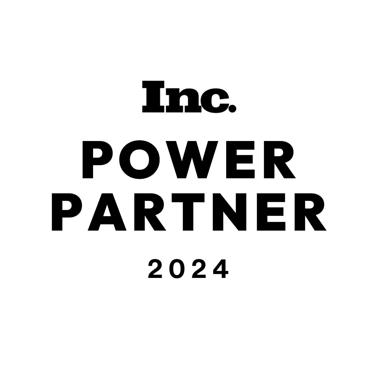 Recognized by Inc. as a Power Partner Award Winner