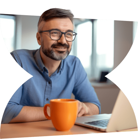 Our three-step process: discovery call, team assembly, and performance tracking