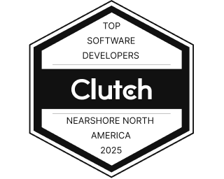 Award - Nearshore North America Top Software Developers by Clutch