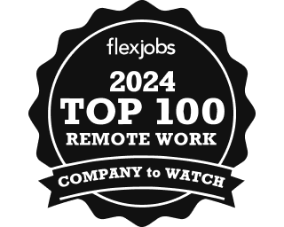 Award - Top 100 Companies for Remote Jobs by Flexjobs